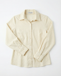 Camisa PORTSAID — Beige con Rayas Tono a Tono