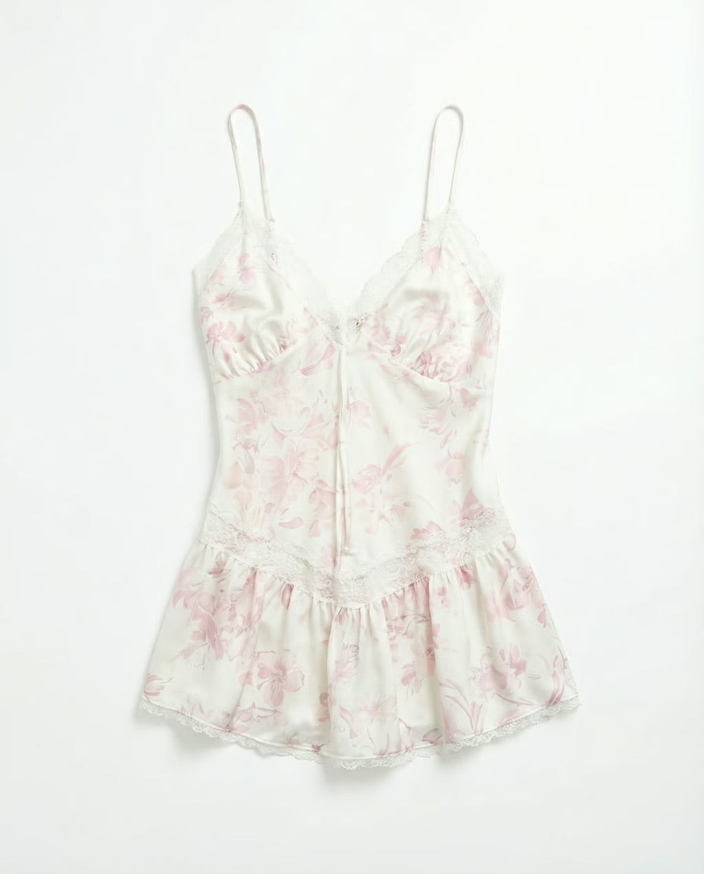 Top lencero vintage estampado floral