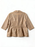 Blazer MARGARA SHAW en Ramio Metalizado