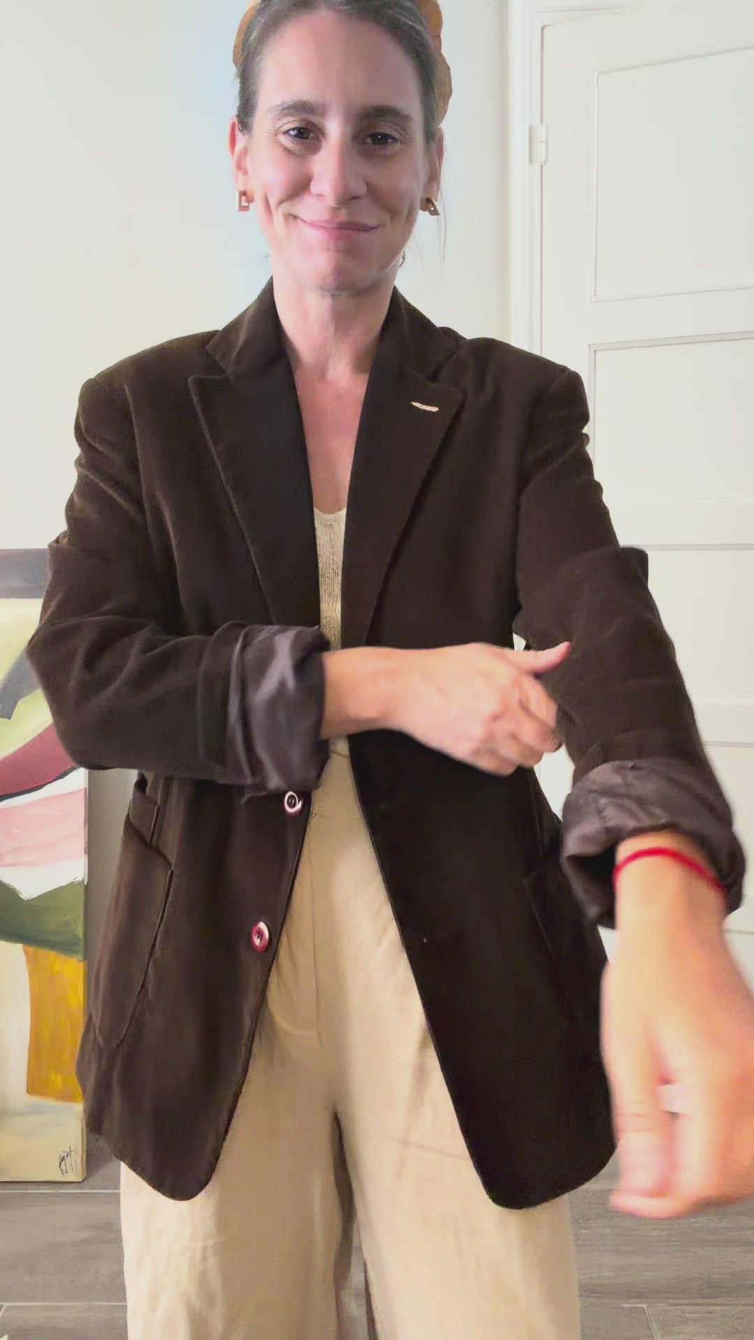 Blazer de Pana Marrón BENSIMON